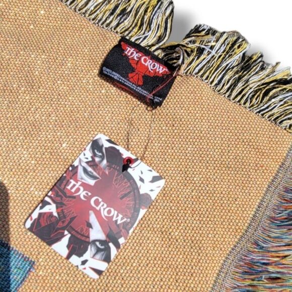 New The Crow Tapestry The Crow "Believe In Angels" Throw Blanket Woven Blanket - Picture 5 of 5